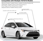 Blizzard Pearl Tricoat 070  Car Paint Touch Up Pen Compatible With Toyota  2-in-