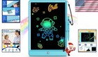 Educational Lcd Writing Tablet - 10-inch Drawing Pad For Creative Kids Ages 3-8