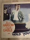 Hold Your Man 1933 Lobby Card Jean Harlow Clark Gable