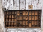 Hamilton Wooden Printers Drawer Letterpress Printer Tray Typeset Shadowbox  6