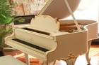 1926 Steinway White 23k Gold Grand Piano Masterpiece Model M