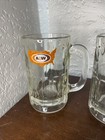 3 Vtg A w Rootbeer Clear Glass Mugs 3 Different Logos