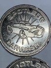 2 Spotless Car Wash Tokens Tampa Florida Obsolete  bt1