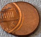1995 Lincoln Memorial Cent Uncirculated Red Error 55  Struck Off Center