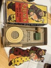 Vintage Clown Quack Ring Toss Toy Game Pipe Complete Rosebud Art Co Pre Ww2-box