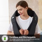 Cordless Shiatsu Neck And Shoulder Massager With Heat portable Massagers