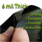 Velostat linqstat Pressure Sensitive Conductive Film - 12  X 12  - 6 Mil Thick