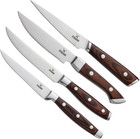 4-piece Kitchen Chef Knife Set In Wooden Gift Box - Stainless Steel Knives