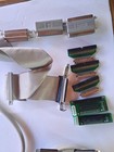 Vintage Scsi Cable Lot W  Terminators   apple Macintosh-untested