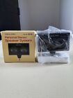 Realistic Personal Stereo Speaker System Vintage Cat No 40-155 Radio Shack Tandy