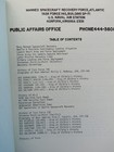 Nasa Press Kit Vtg Project Apollo 8 Tf-140 Manned Spacecraft Recovery Force