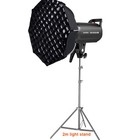 Godox Sk300iiv Strobe Flash Monolight 90cm Softbox Bowens W Grid light Stand Kit