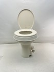 Dometic 302300073 Bone 300 Series Standard Height Gravity Toilet Rv  cracked 