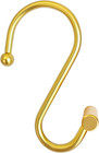 Premium Rust-resistant Gold Shower Curtain Hooks - Set Of 12 T-shaped Rings