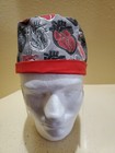 Anatomical Hearts  3 Men s Skull chemo Surgical Scrub Hat cap Handmade