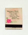 Vintage Nos Newman s Florist Full Unstruck Matchbook Knoxville Tn Universal