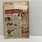 Radio Shack Mail Order Catalog No  124 Electronics Spring 1963 Vintage