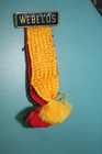 Bsa Webelos Accessory Lot Neckerchief   Pin Ribbon   Blue Epaulets Boy Scouts