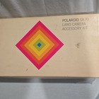 Polaroid Sx-70 Land Camera Accessory Kit Filter Flash Lens Tripod Beige