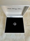 New Disneyland  Club 33 Sapphire Sterling Silver Ring Size 8   Gift Bag