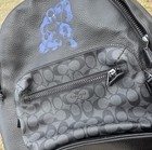 Coach Disney X Marvel Black Panther Leather Backpack W  Signature Canvas