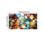 Stained Glass Window Film Static Cling Sticker Privacy Shower Door Home Decor