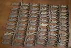 Set Of Antique Lead Toy Infantry Soldiers  60 Total  Late 1800 s 