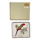 Malson Placemats Cork Backing - Set Of 6 Birds Merle Dransfield Australian Made