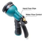 Heavy Duty Garden Hose Nozzle Spray Nozzle 8-pattern High Pressure Leak Proof Us