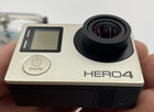 Gopro Hero 4 Silver Edition With Clear Case  Battery    32gb Card