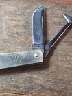 Vintage Kutmaster Pocket Knife Made In Utica Ny Usa Casteration Stainless 