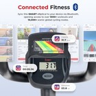 Smart Compact Magnetic Upright Elliptical Exercise Machine Home Cross Trainer