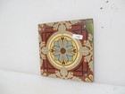 Antique Ceramic Tile Old Floral Flowers Victorian Art Nouveau Vintage Minton
