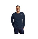 Sweatshirt Nike Men s Fleece Crewneck Sportswear Pullover Navy Medium New Logo