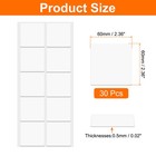 30pcs Double Sided Sticky Tape Dots  Adhesive Two Sided Dots  60 X 60 X 0 5 Mm