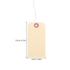 100 Pcs Price Tag Wire Tags Label With Labels Shipping Wires