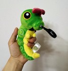 Genuine Pc Center Caterpie Stretchable Plush Bag Pendant Key-chain Birthday Gift