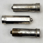 3 Vintage Dime Coin Bank Tube Holders By B   R Mfg  Co New York - One 4 14 1891