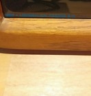 1987 Carnival Ac dc Angus Young Guitar Mirror In Handmade Oak Frame
