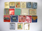 19 Vintage Central California Front Strike Match Books