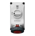 Mennekes 5704403g Wall Mounted Receptacle  ip67 32a 4p 440v 3h  5792a New Model