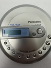 Panasonic Sl-j600v Portable Cd Player Silver  Working Free Shipping