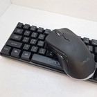 Gaming Keyboard And Mouse Combo Usb Wired 104-keys Full Size Light Up Pc Xbox