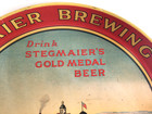 1936 Stegmaier Brewing Co Gold Medal Beer Tray Wilkes-barre Pa 12    Vintage 8-36