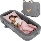 Foldable Toddler Travel Bed toddler Floor Bed travel Crib With Washable Cover