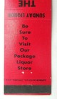 The 7th Rib - Racine  Minnesota Restaurant 20 Strike Matchbook Cover Matchcover