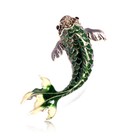 Women Koi Fish Brooches Fashion Goldfish Brooch Pin Jewelry