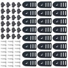 New Solar Cover Reel Parts Fit Feherguard Tube And Blanket Fasteners  set Of 24 