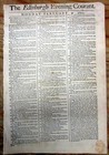 1761 Newspaper France Loses Canada To Great Britain  In The French   Indian War