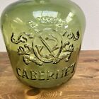 Vidrios San Miguel 17    Tall Clear Green Glass Cabernet Wine Jug Bottle 3 5 Gal